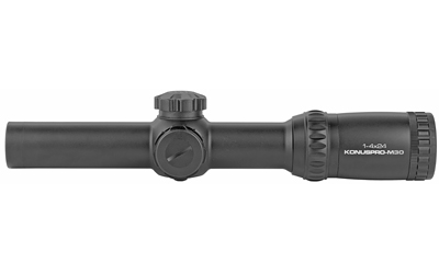 Konus KonusPro M30 1-4x24 Dual Illuminated Blue/Red Circle Dot Matte Black 30mm Tube