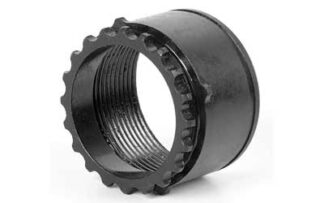 LBE Unlimited AR .308 Barrel Nut (4130 Steel, Phosphate Finish)