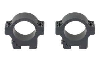 Leupold Open Range Rimfire Ring Mounts 1 in Medium, Aluminum Matte