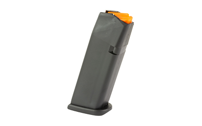 Glock G20 10mm 10-Round Magazine with Orange Follower, Black Polymer
