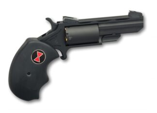 North American Arms Black Widow Single-Action Revolver .22 Magnum/22 LR, 2 in, 5 Rounds, Black Cerakote