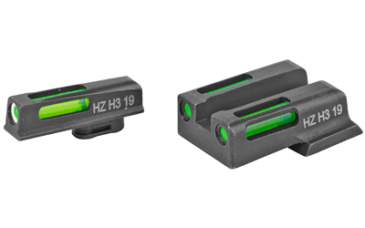Hi-Viz LiteWave H3 Tritium/Fiber-Optic Sight Set for EZ380 (Green Front, Green Rear)