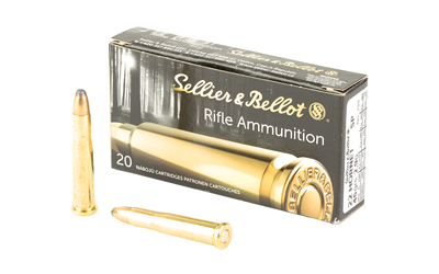 Sellier & Bellot SB22HB .22 Hornet 45 Gr Soft Point Rifle Ammo, 20 Rounds Per Box