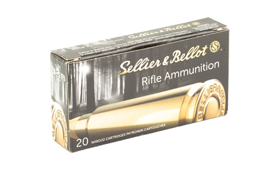 Sellier & Bellot SB22HB .22 Hornet 45 Gr Soft Point Rifle Ammo, 20 Rounds Per Box