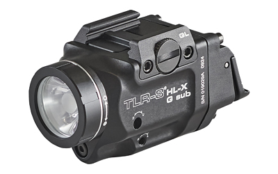 Streamlight TLR-8 HL-X G Sub 1000-Lumen Rail-Mounted Light with Green Laser (Black)