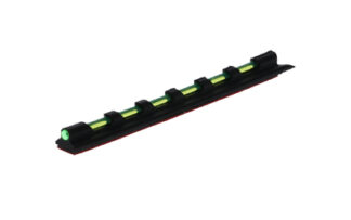 TruGlo Glo Dot Fiber Optic Front Sight, Green Fiber Optic, Matte Black Housing, Universal Vent Rib