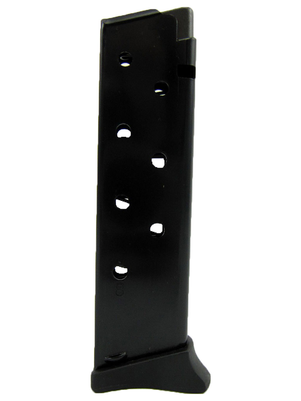 Bersa Thunder 380 8-Round Detachable Magazine, Finger Rest, Matte Black Steel