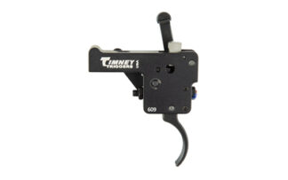 Timney Featherweight Deluxe Adjustable Trigger, Curved, Black Finish, 3 lb Pull Weight