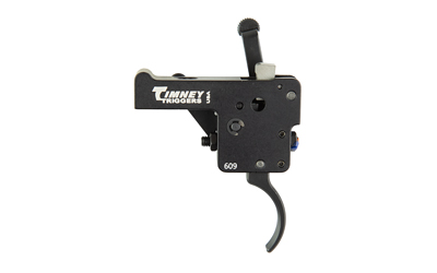 Timney Featherweight Deluxe Adjustable Trigger, Curved, Black Finish, 3 lb Pull Weight