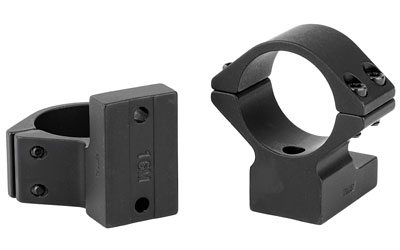 Talley 940714 Lightweight Alloy 1 in Med Scope Ring/Base Mount, Black Anodized (0.600 in)