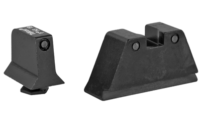 Trijicon Bright & Tough GL201-C-600661 Suppressor/Optic Height Night Sights for 9mm Glock (Model 24)