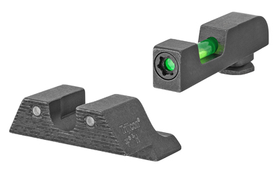 Trijicon DI Night Sights for Glock 42/43/43X/48, Interchangeable Fiber (Green Tritium)