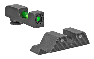 Trijicon DI Night Sights for Glock 42/43/43X/48, Interchangeable Fiber (Green Tritium)