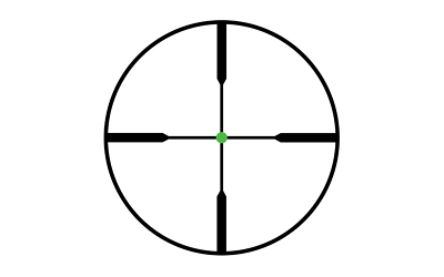 Trijicon AccuPoint 2.5-10x56mm Green Dot Duplex Crosshair, Matte Finish