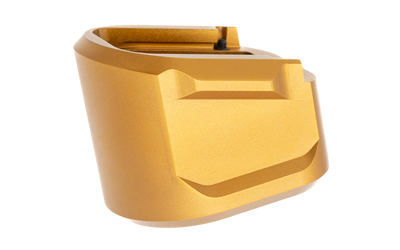 Tyrant CNC Echelon Magazine Extension +5 9mm Gold Aluminum