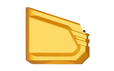 Tyrant CNC TDG17MAGEXGLD Magazine Extension for Glock 17/19X, +6 9mm, Gold