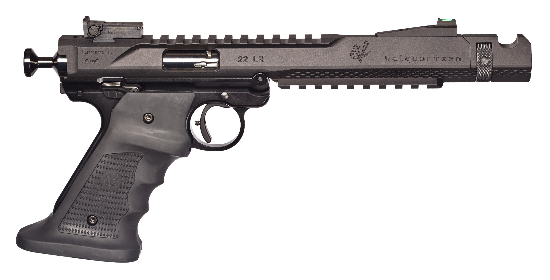 Volquartsen Black Mamba 22LR Semi-Auto 6 in Barrel, 10+1 Rounds, Thumb Safety
