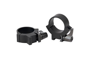 Warne 7.3 Series 1 in Rimfire Medium Rings, for 3/8 in or 11mm Dovetail, Silver Finish