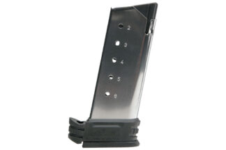 Springfield Armory XD-S .45 ACP Detachable Magazine, 6-Round, Stainless/Black