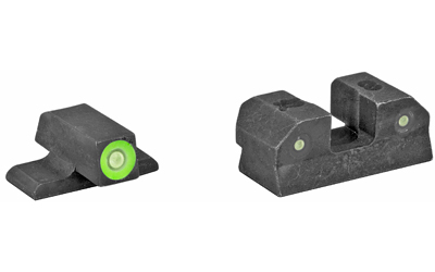 XS Sights R3D Night Sights for P365, 3-Dot Tritium, Black Rear, Green Front