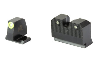 XS Sights R3D 2.0 Suppressor Height Night Sight Set for S&W M&P OR, Green Tritium Front/Rear