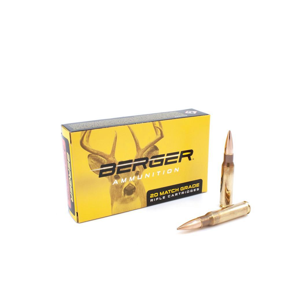 Berger Classic Hunter .308 185gr Boat Tail Ammo, 20 Rounds