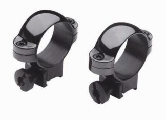 Burris 420069 Rimfire and Airgun Rings 1" Medium Solid Steel Matte Black