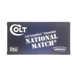 Double Tap Colt National Match 10mm Auto 180gr FMJ-FP 50 Rounds