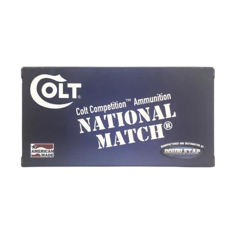 Double Tap Colt National Match 10mm Auto 180gr FMJ-FP 50 Rounds