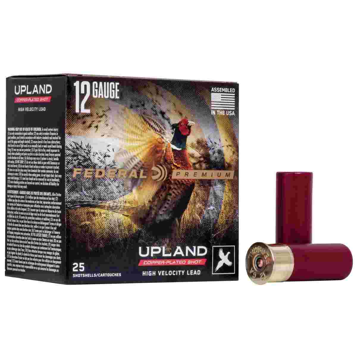 Federal Premium Wing-Shok High-Velocity 12 Gauge 2-3/4" #4 Lead Shot, 25 Rounds Per Box