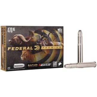 Federal Premium Cape-Shok .470 Nitro Express 500 gr Trophy Bonded Bear Claw, 20 Rounds