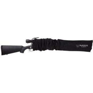 Bulldog Cases BD152 Gun Sock Oversized Scoped Rifle 52 in x 6 in Black