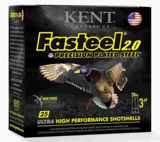 Kent Fasteel 2.0 20 Gauge 3 in 2 Shot 7/8 oz Steel 25/Box