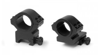 Konus 7218 2-Piece Riflescope Mounting Rings 30mm & 1" Insert-Style, Matte Black