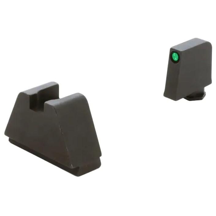 Ameriglo 4XL Tritium Night Sight Set for Glock, Green Front Post and Black Rear .385/.480