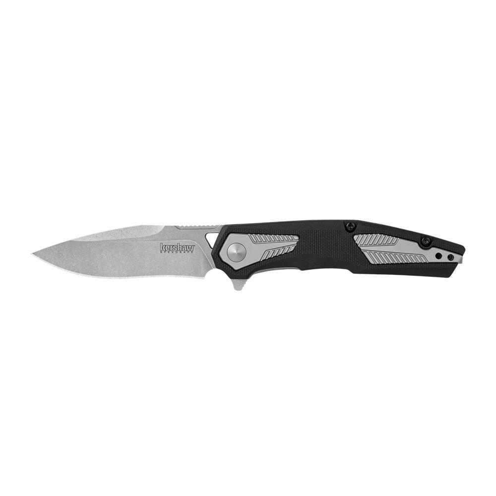 Kershaw Tremolo Assisted Folding Knife 3.13 in 4Cr14 Clip Point Blade Black Silver