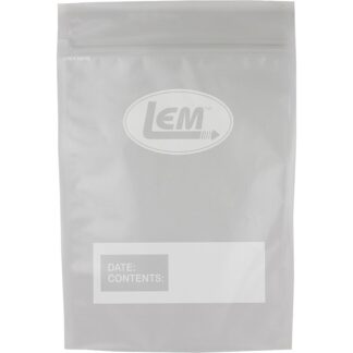 LEM Products MaxVac Zipper Top Vacuum Bags Gallon Size 11x16 20 Count