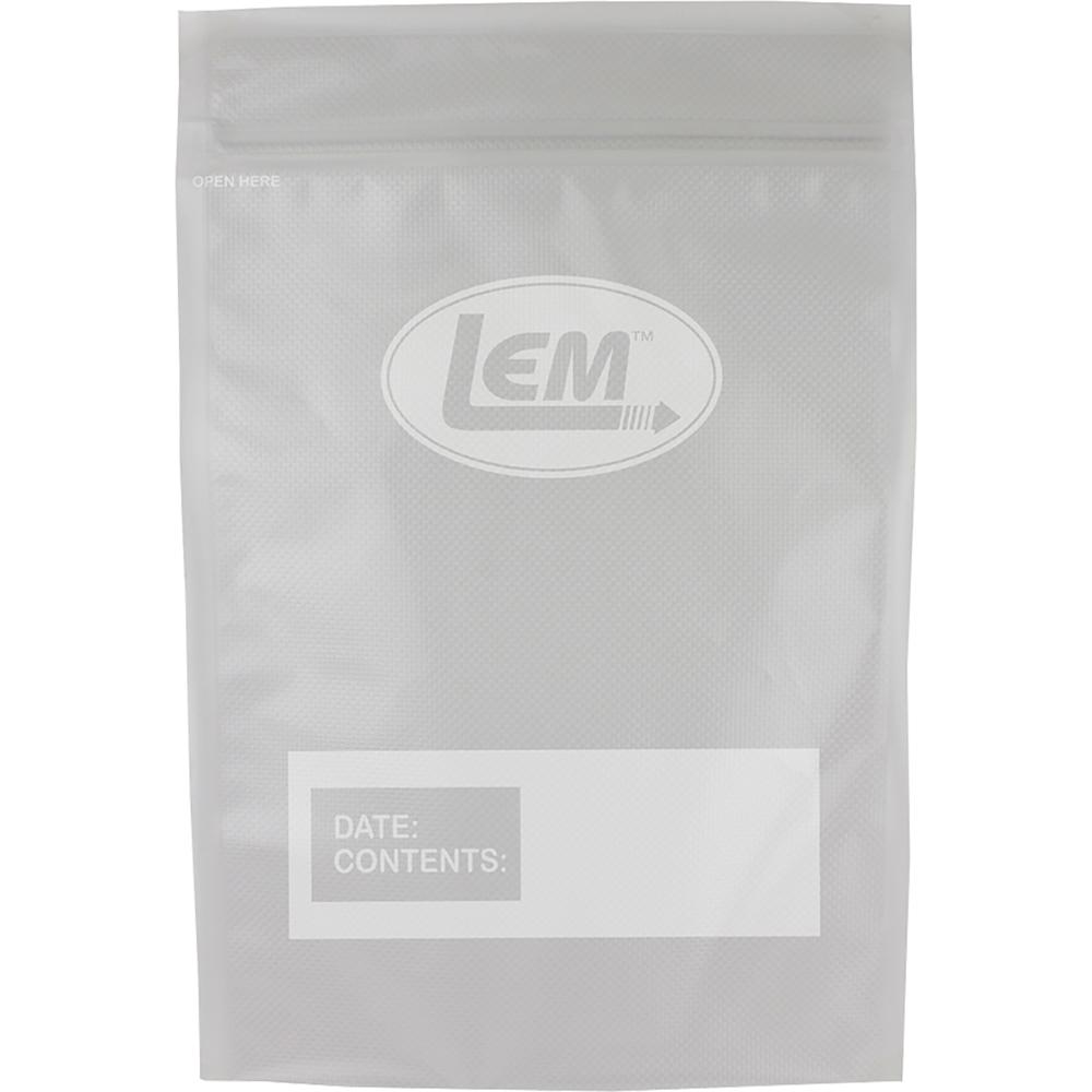 LEM Products MaxVac Zipper Top Vacuum Bags Gallon Size 11x16 20 Count