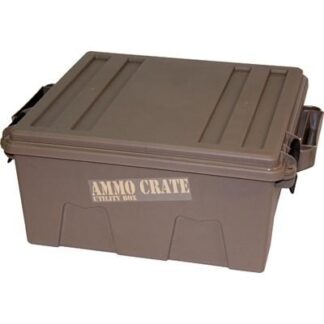 MTM Ammo Crate Utility Box Large 85 lbs Capacity Dark Earth Polypropylene