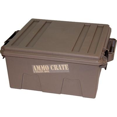 MTM Ammo Crate Utility Box Large 85 lbs Capacity Dark Earth Polypropylene