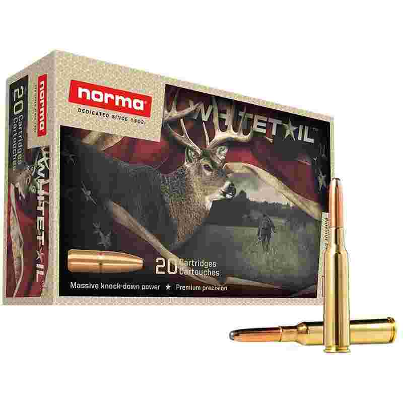 Norma WhiteTail 6.5x55 Swedish 156 gr PSP Soft Point 20 Rounds