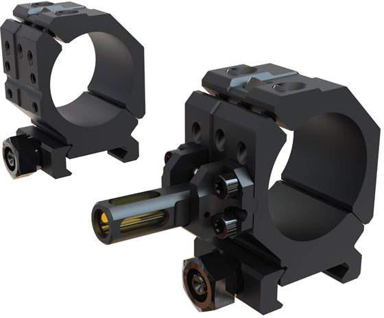 Wheeler Engineering 2-Piece Picatinny Rail Scope Rings 1 in High