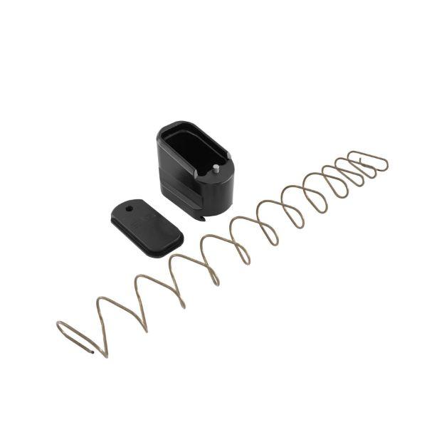 Shield Arms S15 +5 Magazine Extension, 9mm Luger, Black Anodized Aluminum