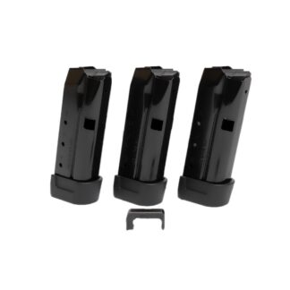 Shield Arms Z9 9-Round 9mm Magazine Combo for Glock 43, Black, with 3 Mag Catches/Release