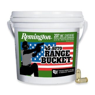 Remington UMC .45 ACP 230 Grain FMJ Ammunition, 835 fps (200 Rounds)