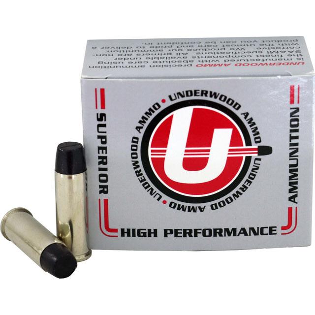 Underwood Ammo .44 Remington Magnum 305 gr Lead Long Flat Nose 20 Rounds
