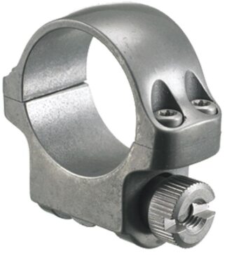 Ruger 90293 1-Inch Low Scope Ring, 32mm Objective, Target Grey Stainless Finish