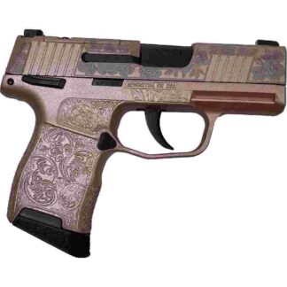 Sig Sauer "Gun & Roses" P365 Optic Ready Handgun 9mm Luger 10rd Magazines(2) 3.1" Barrel X-RAY 3 Sights Manual Safety