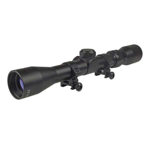 Truglo Buckline 3-9x32 BDC Rifle Scope, 1 in Tube, Matte Black