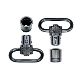 GrovTec GTSW06 Standard 1 in Push Button Swivel Set with Bases, Black Oxide